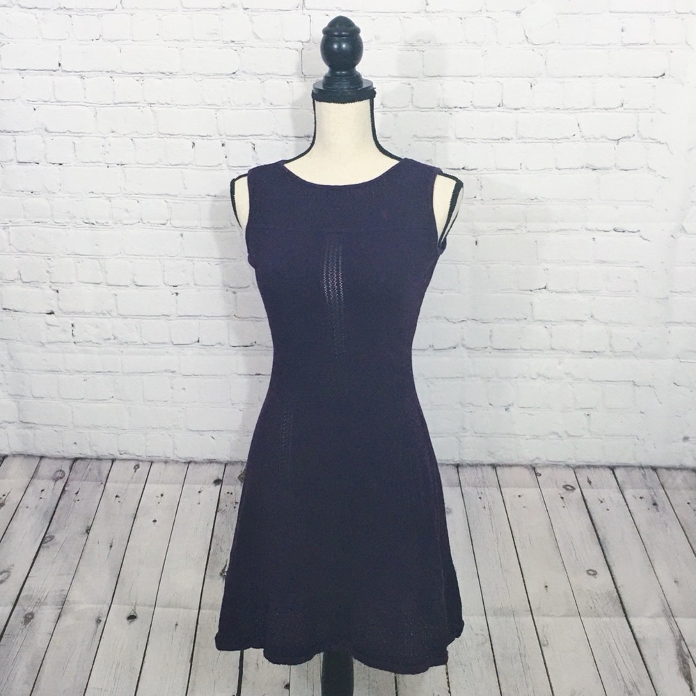 Lauren Ralph Lauren Plum Knit Dress Size S
